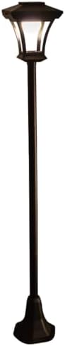 Taylor & Brown 1.5m Tall Solar Powered Lamp Post Light - LED Garden Lantern for Outdoor Lighting, Decorative Patio Lights for Pathway, Walkway, Driveway or Yard
