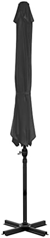 Garden parasols Cantilever Umbrella with Aluminium Pole Anthracite 300 cm,Garden Parasol Weights,Gazebo Weights Parasols Base Outdoor parasols