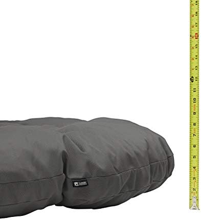 Classic Accessories 60-541-040801-EC Montlake Water-Resistant 50 Inch, Light Charcoal Papasan Cushion, 42"-50" DIA