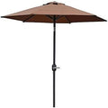 QYYZTQY Patio Parasol Garden, 2.5M Tiltable with 6 Ribs,Hexagonal Beach Umbrella for Outdoor Gazebo, Terrace, Balcony