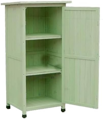 Potting Bench, Garden Storage Cabinet - Waterproof Tool Box For Courtyard And Balcony, Durable Sundries Storage Shed And Organizer (Green 51X44X118Cm)