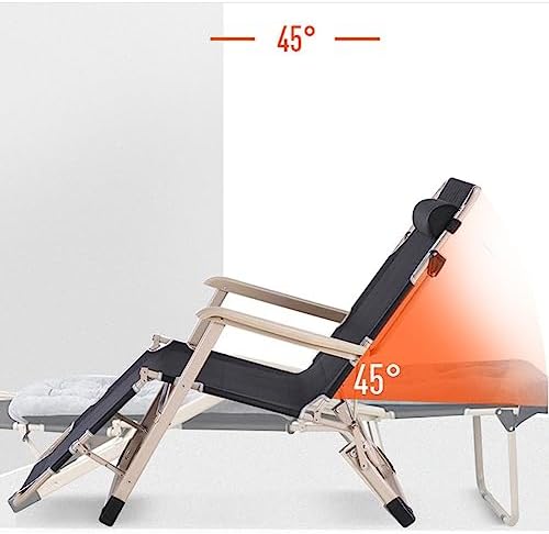 Zero Gravity Folding Sun Lounger Chair - Adjustable Outdoor Recliner with Pillows for Beach, Garden, Patio & Pool - Heavy-Duty Steel Frame, 150kg Capacity (Color: A + Cushion A)