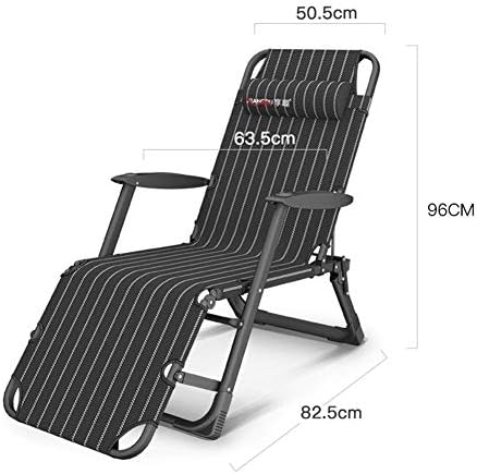 Garden Loungers And Recliners Folding Adjustable Sun Lounger Chair With Breathable Synthetic Fabric sunbed Recliner For Beach Pool Outdoor Patio Camping Feet Steel Textilene (Black)