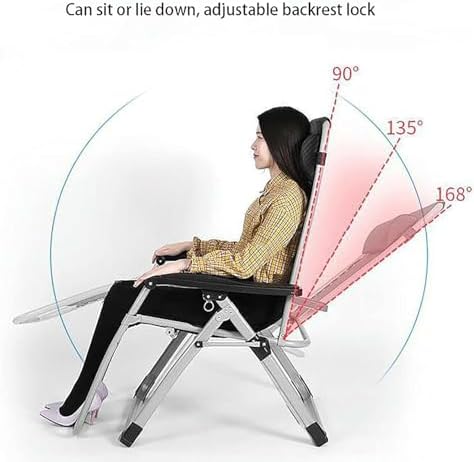 Zero Gravity Lounge Chair - Folding Outdoor Recliner for Patio & Garden, Beach Lounger, Comfortable Yard Chair for Relaxation, Lightweight & Portable Design