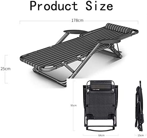 Garden Loungers And Recliners Folding Adjustable Sun Lounger Chair With Breathable Synthetic Fabric sunbed Recliner For Beach Pool Outdoor Patio Camping Feet Steel Textilene (Black)