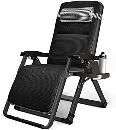 Portable Zero Gravity Reclining and Folding Beach Lounger，72CM Extra Wide Patio Recliner，Heavy Duty Textoline，Lace System,for Beach Sunbathing,Support 440lbs (Color : B)