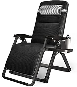 Portable Zero Gravity Reclining and Folding Beach Lounger，72CM Extra Wide Patio Recliner，Heavy Duty Textoline，Lace System,for Beach Sunbathing,Support 440lbs (Color : B)