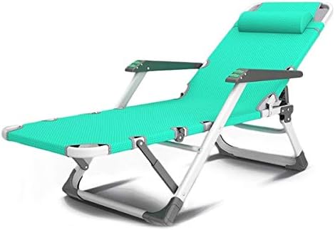 Portable Heavy-Duty Sun Lounger Chair - Foldable Reclining Deck Chair for Garden, Patio, Beach & Camping - Comfortable Outdoor Furniture for Relaxation & Leisure