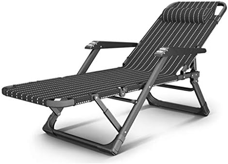 Folding Garden Sun Lounger Chair - Heavy Duty Portable Recliner, Gravity-Resistant Deck Chair, Foldable Outdoor Furniture for Lawn & Patio Relaxation