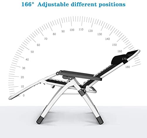 Heavy Duty Folding Lounge Chair - Zero Gravity Recliner, Waterproof Outdoor Deck Chair for Camping & Garden Furniture, Metal Sun Lounger for Relaxation and Comfort