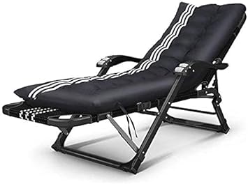Heavy Duty Folding Lounge Chair - Waterproof Zero Gravity Recliner, Camping & Garden Furniture Set, Metal Sun Lounger for Outdoor Relaxation & Deck Use