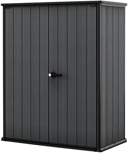 Keter Garden Shed Cortina Alto 1400L Grey Storage Compartment Universal Shed