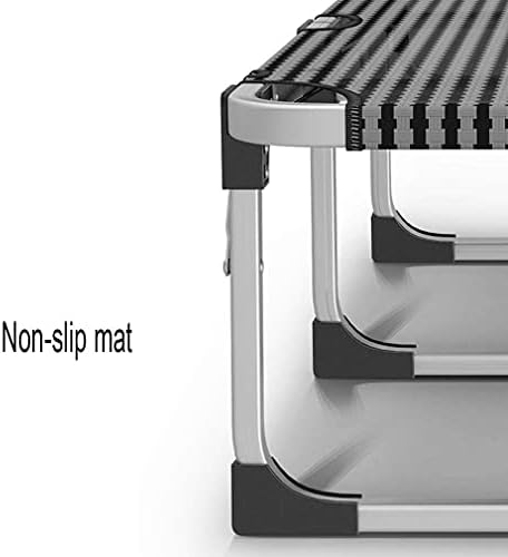 Sunbed Aluminium Sun lounger Adjustable Backrest Folding Recliner Chair with Removable Headrest and Pad Garden Furniture (#2)