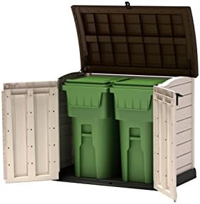 Keter Store It Arc Outdoor Garden Shed, 1200 Litres, Taupe/Beige
