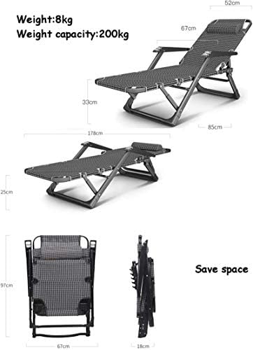 Lightweight lounge chair with zero gravity effect, foldable deck chairs, wider massage armrest, sun lounger, round tube bed, adjustable deck chair with cushion, 200 kg