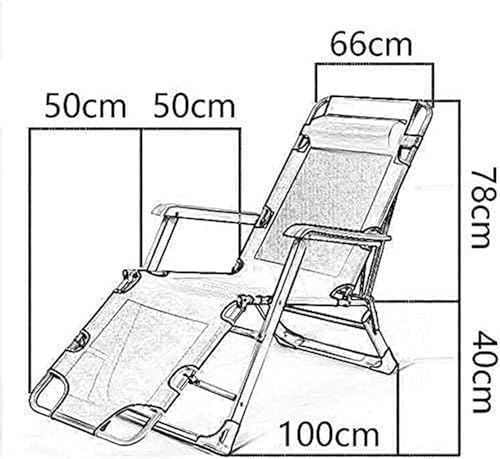 Adjustable Zero Gravity Lounge Chair - Portable Sun Lounger for Outdoor, Beach & Camping - Folding Recliner Garden Chair with Cushions for Heavy Adults