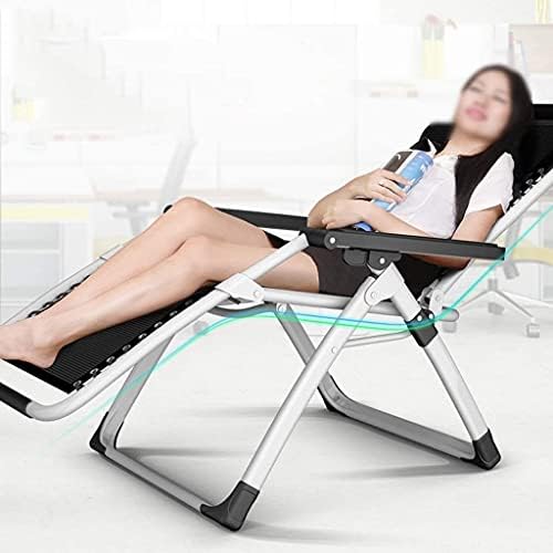 Heavy Duty Folding Lounge Chair - Zero Gravity Recliner, Waterproof Outdoor Deck Chair for Camping & Garden Furniture, Metal Sun Lounger for Relaxation and Comfort