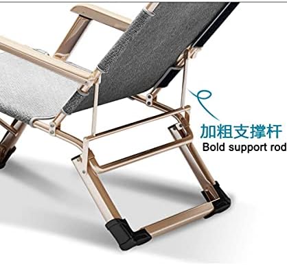 Sun Chair Lounger,Zero Gravity Office Nap Chair Folding Bed, Outdoor Lounge Patio Chairs Beach Chair With Pillow 3 Gear Adjustable Folding Recliner-Blue 1