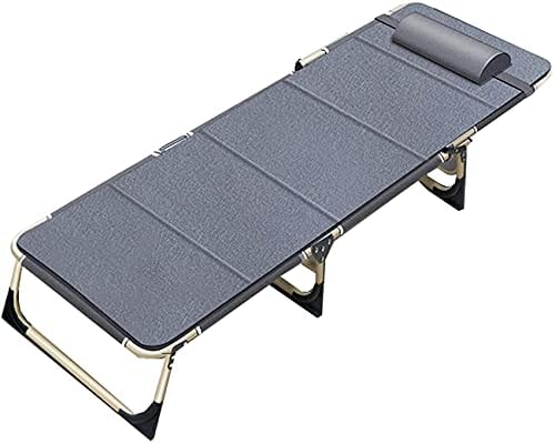 Heavy folding recliner Zero gravity outdoor sun lounger, Adjustable folding bed Portable simple single bed Hospital escort bed, Heavy office recliner, For terrace/garden/beach,Can
