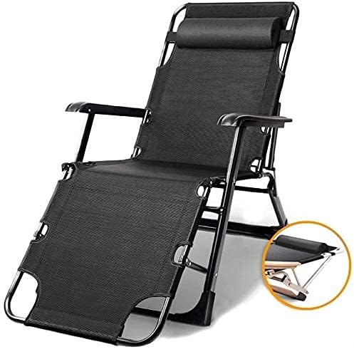 Heavy Duty Folding Lounge Chair - Zero Gravity Recliner for Garden & Camping - Waterproof Metal Sun Lounger & Deck Chair - Outdoor Relaxation Furniture Set