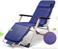 Sun Lounger Garden Chairs Foldable Deck Chair Garden Adjustable Chaise Recliner, Sun Lounger with Cushion Oversize Zero Gravity Patio Foldable Chair for Heavy Duty People (Color, Blue),Blue