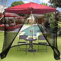 Outdoor Garden Umbrella Your Parasol into a Gazebo House Large Premium Netting for gazebos parasols Bug Netting Cover (Size : 335cm*220cm)