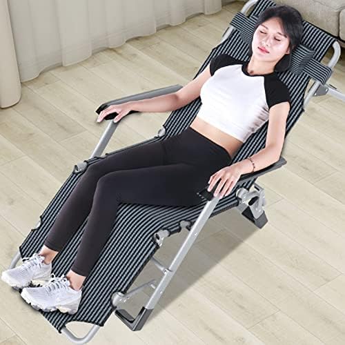 Sunloungers Zero Gravity Chairs Heavy Duty Adjustable Steel Mesh Zero Gravity Lounge Chair Recliners W/pillows Load-bearing 200kg Sun Loungers