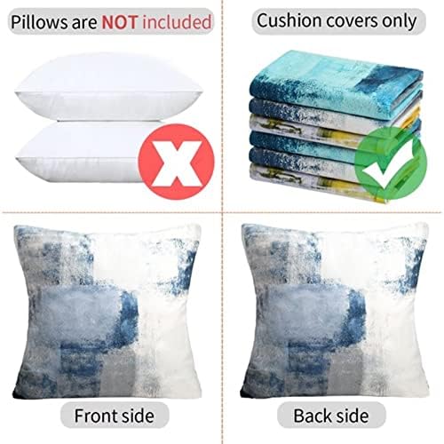 Pack of 4 Outdoor Cushion Waterproof Sunflower Cushion Covers 45x45cm Summer Garden Cushions Double sided Yellow Modern Throw Pillow Cover for Garden Patio Bench Sofa Outside Furniture 18x18inch-4975