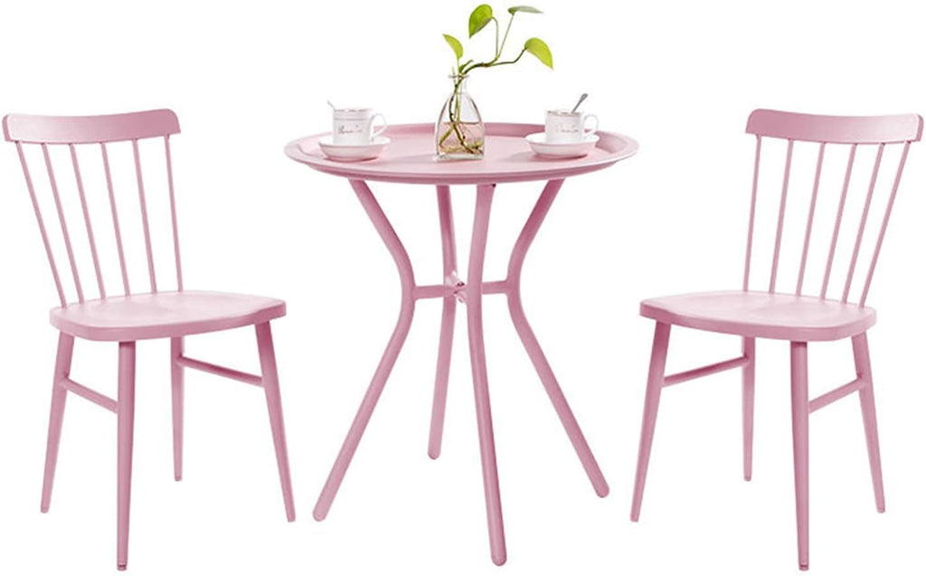 Garden Furniture Set Balcony table and chair 3-piece metal small round table, terrace furniture, bistro table and chair set, garden furniture set, balcony dining table and chair,leisure outd