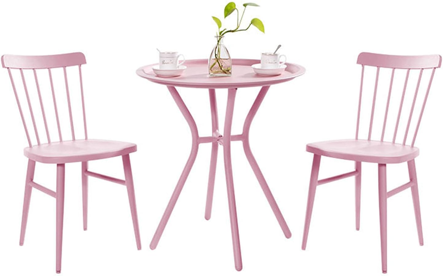 Garden Furniture Set Balcony table and chair 3-piece metal small round table, terrace furniture, bistro table and chair set, garden furniture set, balcony dining table and chair,leisure outd