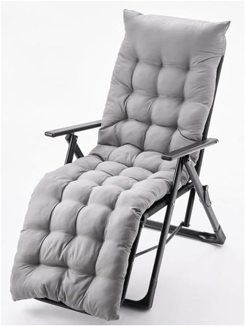 Adjustable Folding Zero Gravity Lounge Chair - Patio Wicker Rattan Recliner for Beach, Pool, Lawn, Camping, Outdoor & Indoor Use - Black Color, Perfect for Relaxation