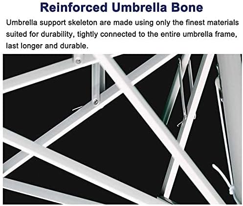 Parasol Umbrella Brown Gazebo Patio Umbrella, Last Longer Market Table Umbrella Without Base, Sturdy & Durable Outdoor Umbrella