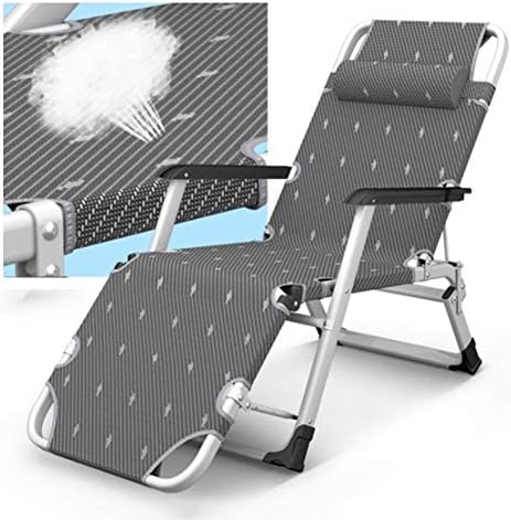 Lounge Heavy Duty Zero Gravity Chairs Garden Outdoor Patio Sun loungers Folding Reclining Chairs Lounger Deck Chairs,Gray