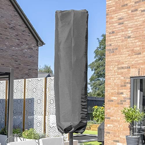 Harrier 4.6m Double-Sided Garden Parasols with Optional Cover & Base Weights - UV Protection & Easy Setup