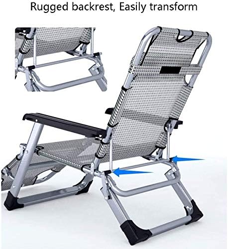 Oversized Extra Wide Recliner Lounge Chair with Padded Cotton Pad, Adjustable Sun Lounger for Garden, Beach, Lawn, Pool - Supports Up to 440lbs