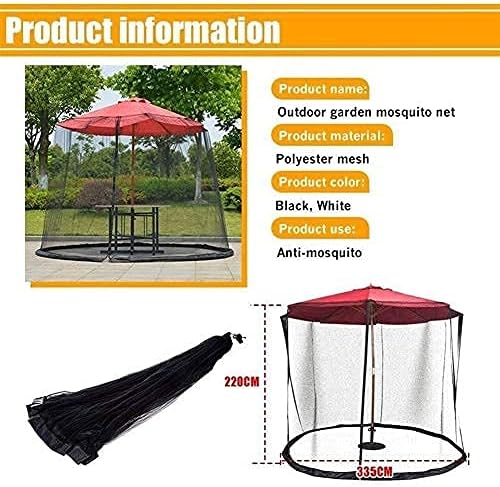 Outdoor Garden Umbrella Your Parasol into a Gazebo Parasol Mosquito Net Camping Mosquito Net Patio Courtyard Umbrella Net Cover Keep Insect Away Home Textile for Home Bed Outdoor