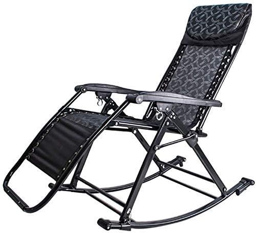 Sun Lounger Zero Gravity Patio Lounger Chair Folding Chair Outdoor Recliners for Patio Deck Chair Home Lounge Beach Camping Portable Chair (Color, Black, Size, Support 240kg),Black,Support