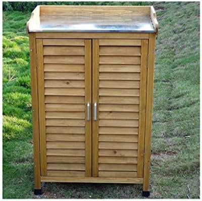 Garden Cabinets 3 Tier Outdoor Storage Cabinet Waterproof Sunscreen Garden Sundries Tool Cabinet Balcony Yard Storage Cabinet Porch Shoe Cabinet Storage Shed