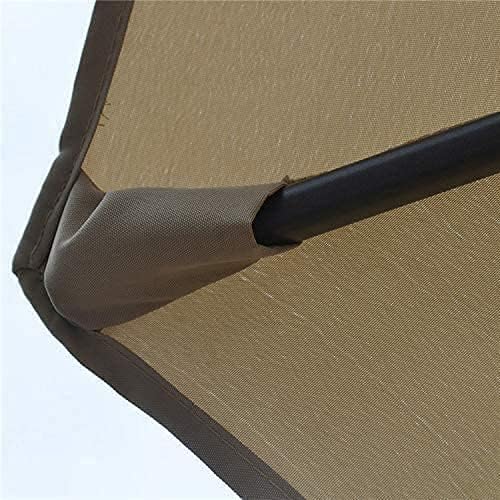 QYYZTQY Patio Parasol Garden, 2.5M Tiltable with 6 Ribs,Hexagonal Beach Umbrella for Outdoor Gazebo, Terrace, Balcony