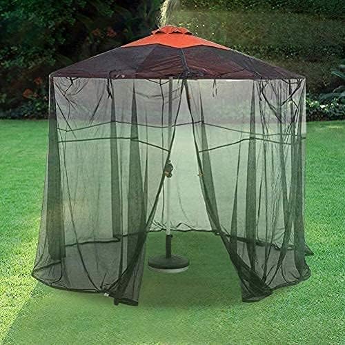 Outdoor Garden Umbrella Your Parasol into a Gazebo Mosquito net for parasol, Outdoor Garden Mosquito Cover Parasols Net Garden Umbrella Table Screen Parasol Mosquito Net Cover Bug