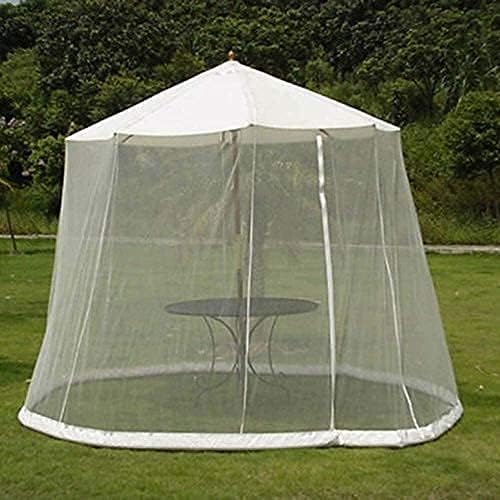 Outdoor Garden Umbrella Your Parasol into a Gazebo Umbrella Mosquito Net Canopy Patio Set Screen House Mesh Patio Umbrella Suitable for indoor and outdoor, camping