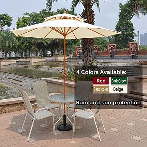 Garden Umbrella Parasol Garden Sun Parasol, Umbrella For Outdoor Patio, Sun Shade For Outdoor Beach, Outdoor Sunshade Canopy, With Crank Handle, For Yard Pool Table Parasol, Without Base (Da