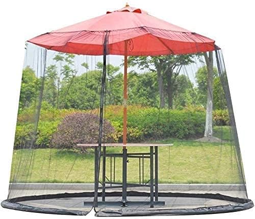 Outdoor Garden Umbrella Your Parasol into a Gazebo Lightweight and Portable Umbrella Mosquito Net Cove (Size : 230 * 275cm)
