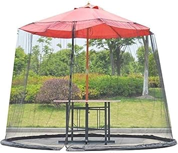 Outdoor Garden Umbrella Your Parasol into a Gazebo Lightweight and Portable Umbrella Mosquito Net Cove (Size : 230 * 275cm)