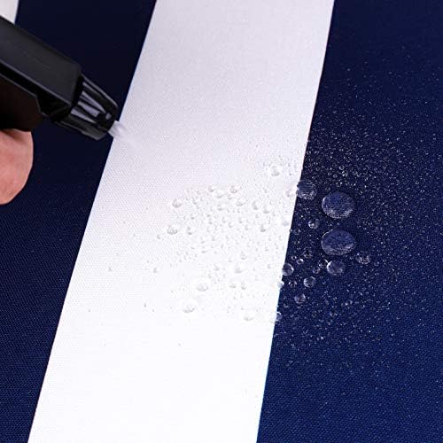 ANECO Pack of 4 Waterproof Pillow Covers Outdoor Throw Pillowcases Square Garden Cushion Case for Home, Garden, Patio,Navy Blue,18 x 18 Inches