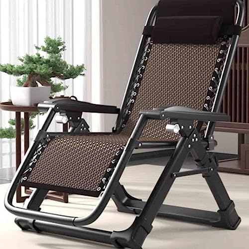 Adjustable Reclining Lounge Chair, 90°-170° Backrest, Aluminum Alloy Frame, PE Woven Zero Gravity Design, Foldable Outdoor Sun Lounger for Garden & Beach, Gray Color