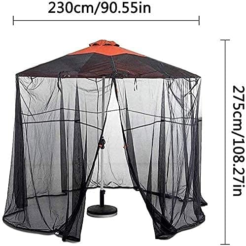 Outdoor Garden Umbrella Your Parasol into a Gazebo Mosquito net for parasol, Outdoor Garden Mosquito Cover Parasols Net Garden Umbrella Table Screen Parasol Mosquito Net Cover Bug