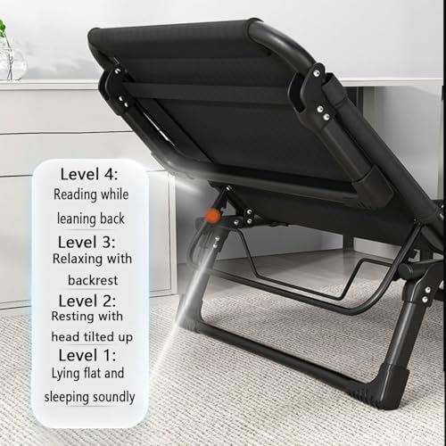 Sun Lounger Garden Chair Heavy Duty Adjustable Folding Chaise Lounge Chair with Adjustable Pillow Beach Chair for Adults 200kg Support Foldable Lawn Garden Recliner Chairs for Outdoor/Indoor