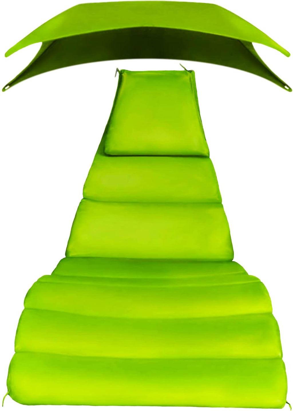 Hi_friend Replacement Cushion Pad and Umbrella for Hanging Lounge Chair Outdoor Chaise Hanging Hammock Chair Pillow Pad (Blue,Green,Khaki,Rust) (Green)