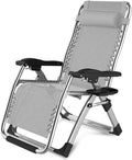 Zero Gravity Recliner Garden Chairs, Folding Sun Loungers for Outdoor Patio, Lawn & Beach, Heavy Duty Lounge Chairs, Supports 330lbs, Ideal for Camping & Relaxation (Style A)